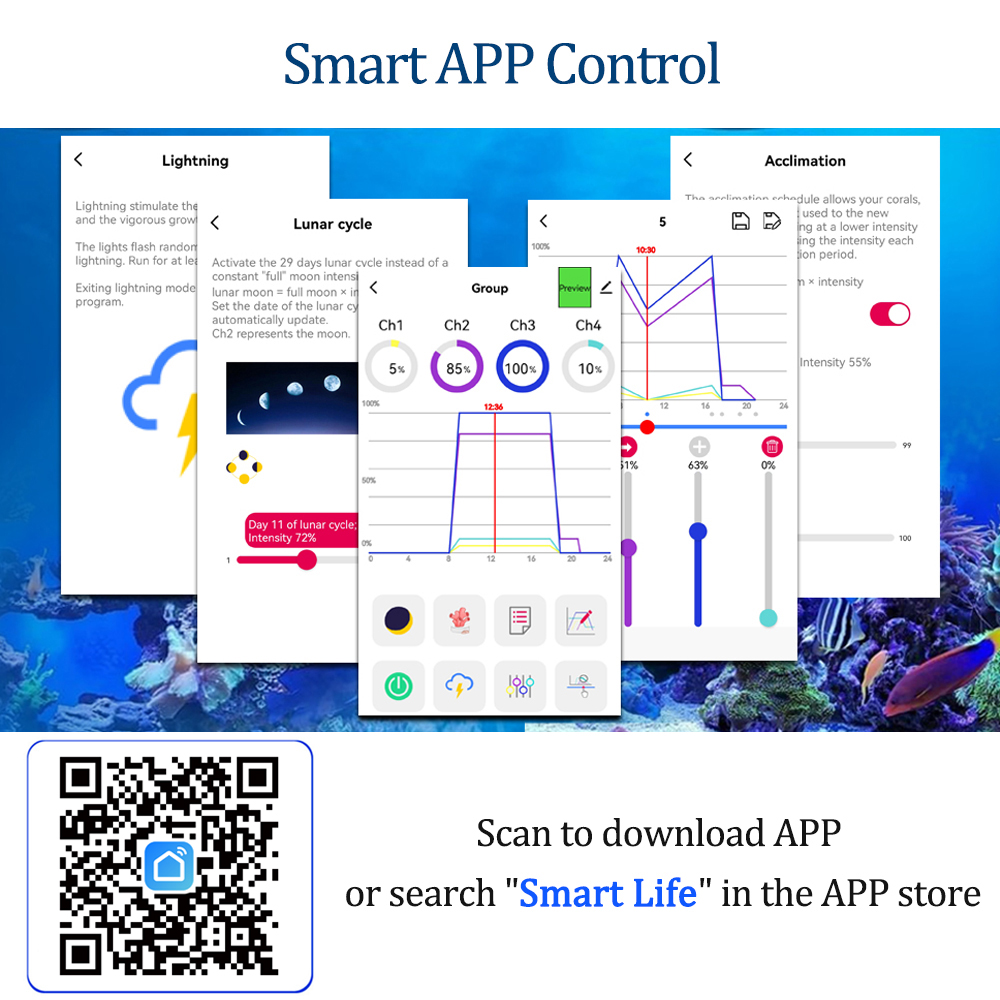 PopBoom RL90 WiFi مصباح نافورة - مراجعة Marine X Aquarium وسعره