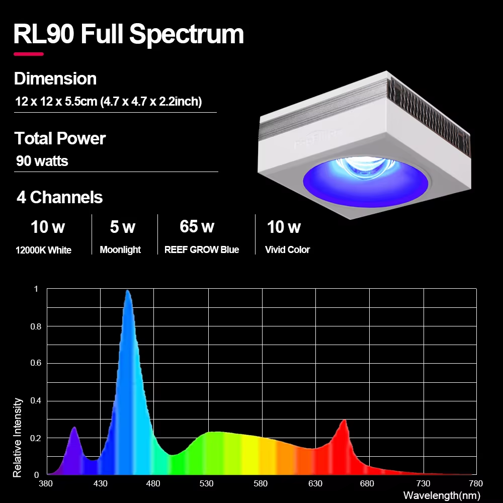 PopBoom RL90 WiFi مصباح نافورة - مراجعة Marine X Aquarium وسعره