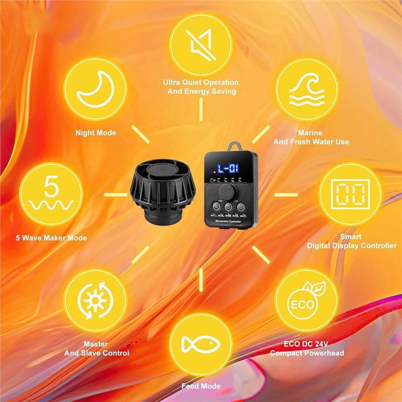 جهاز صنع الأمواج ABYN-For بقدر - مراجعة Powerhead Wave Maker وسعره