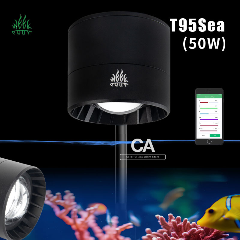 مصباح حوض السمك WEEK AQUA، إضا - مراجعة Aquarium Blue Marine Reef وسعره