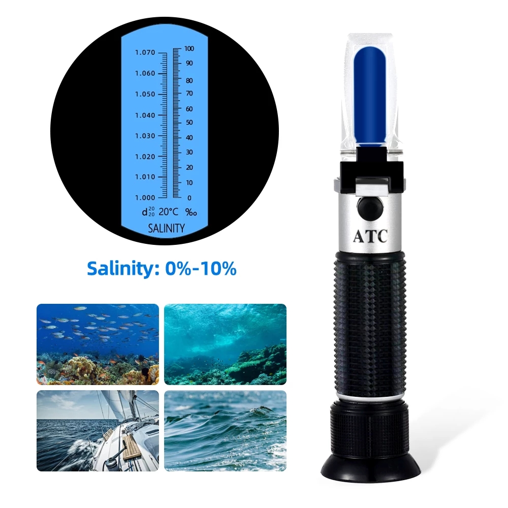 مقياس انكسار الملوحة 0-10% 1.0 - مراجعة Marine Aquarium Bacteria وسعره