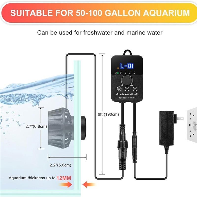 جهاز صنع الأمواج ABRU مع وحدة  - مراجعة Powerhead Wave Maker وسعره